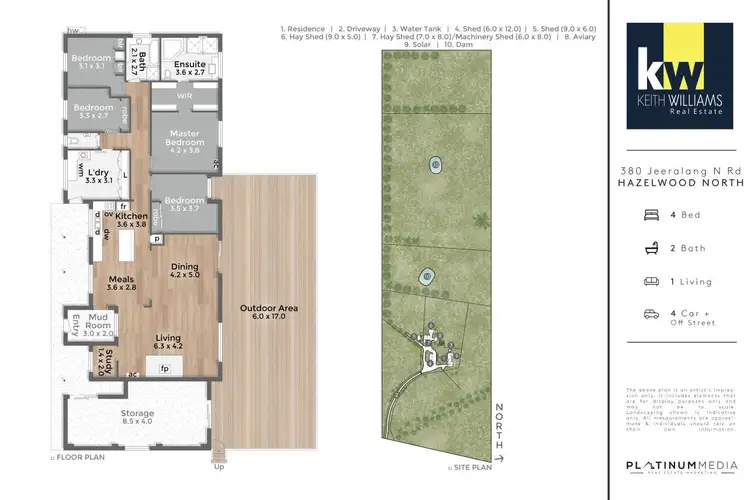Floorplan of Homely house listing, 380 Jeeralang North Road, Hazelwood North VIC 3840