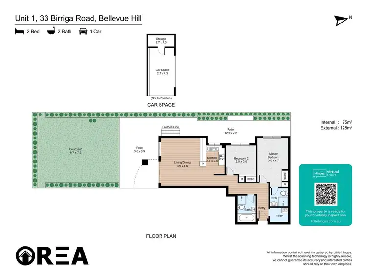 Floorplan of Homely apartment listing, 1/33 Birriga Road, Bellevue Hill NSW 2023