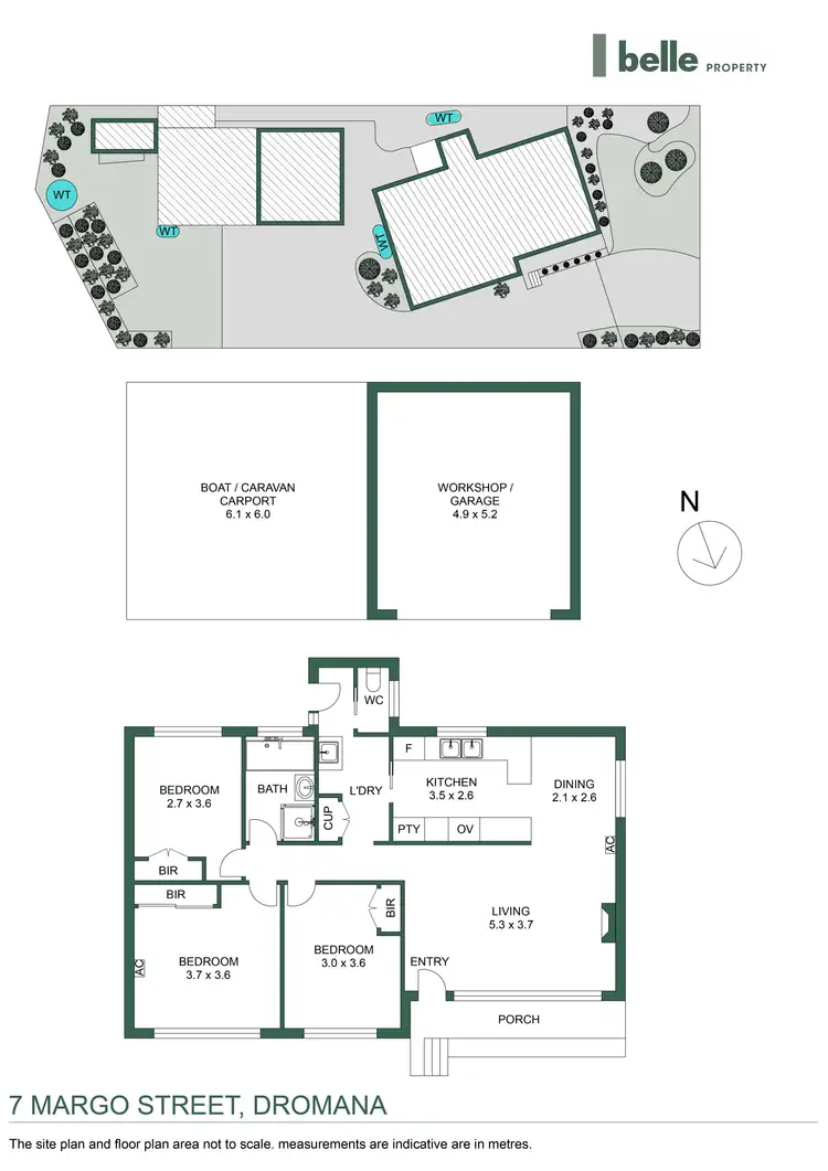 Floorplan of Homely house listing, 7 Margo Street, Dromana VIC 3936