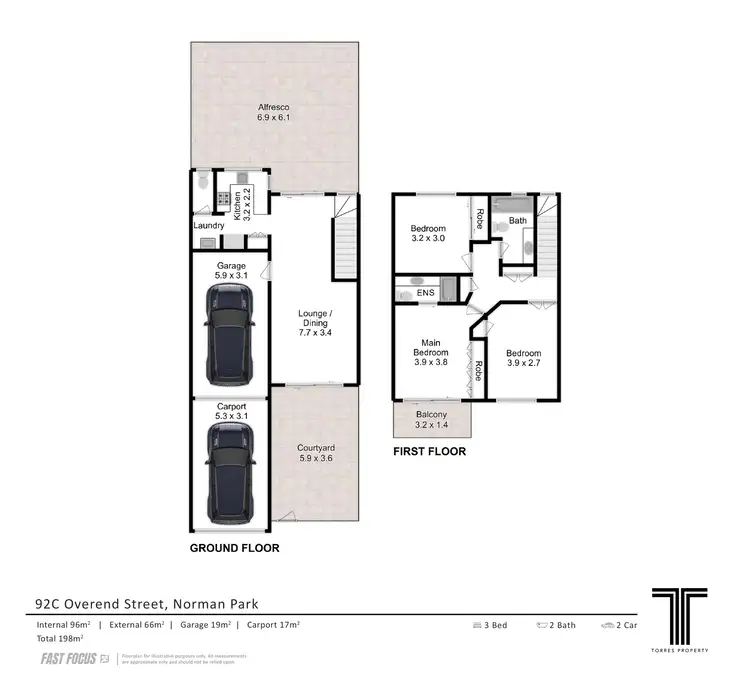 Floorplan of Homely house listing, 92C Overend Street, Norman Park QLD 4170