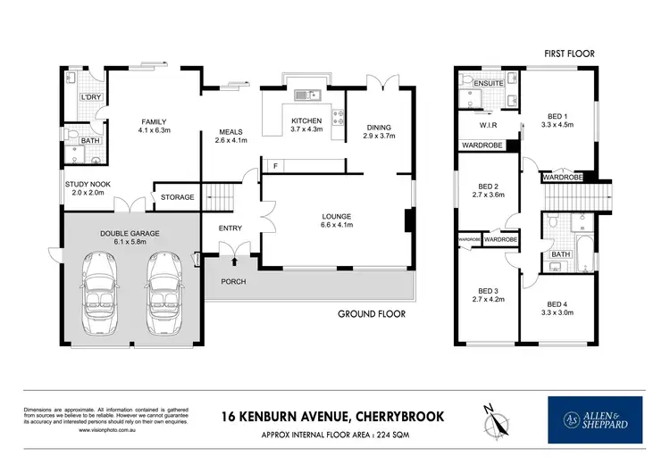 Floorplan of Homely house listing, 16 Kenburn Avenue, Cherrybrook NSW 2126