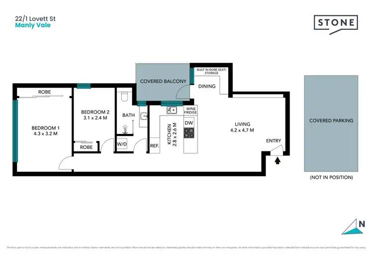 Floorplan of Homely apartment listing, 22/1 Lovett Street, Manly Vale NSW 2093