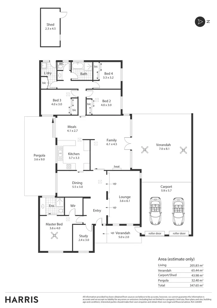 Floorplan of Homely house listing, 52 Dunalbyn Drive, Aberfoyle Park SA 5159