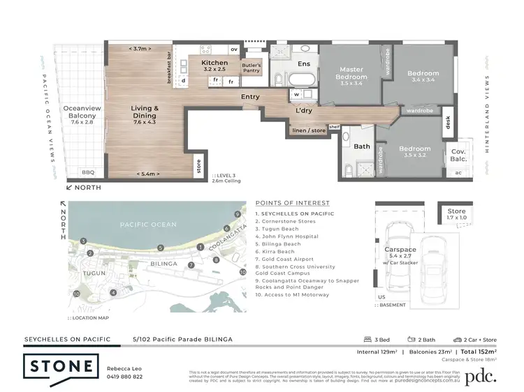 Floorplan of Homely apartment listing, 5/102 Pacific Parade, Bilinga QLD 4225