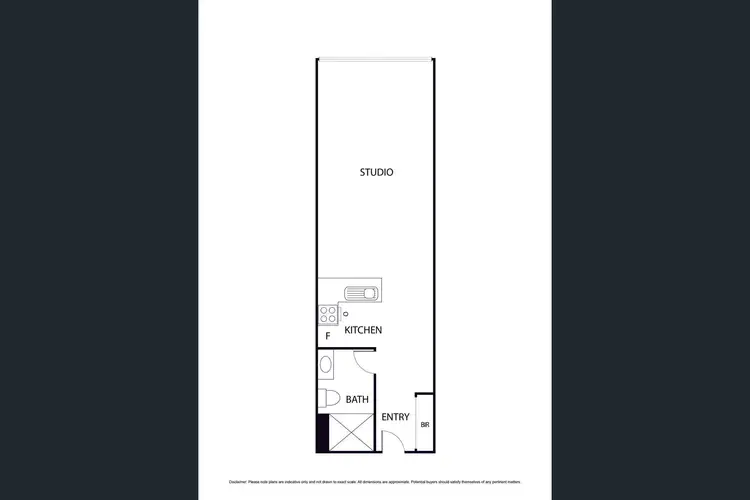 Floorplan of Homely unit listing, 614/408 Lonsdale Street, Melbourne VIC 3000