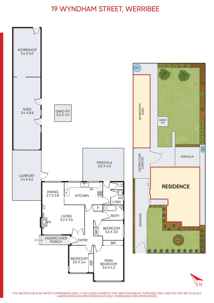 Floorplan of Homely house listing, 19 Wyndham Street, Werribee VIC 3030