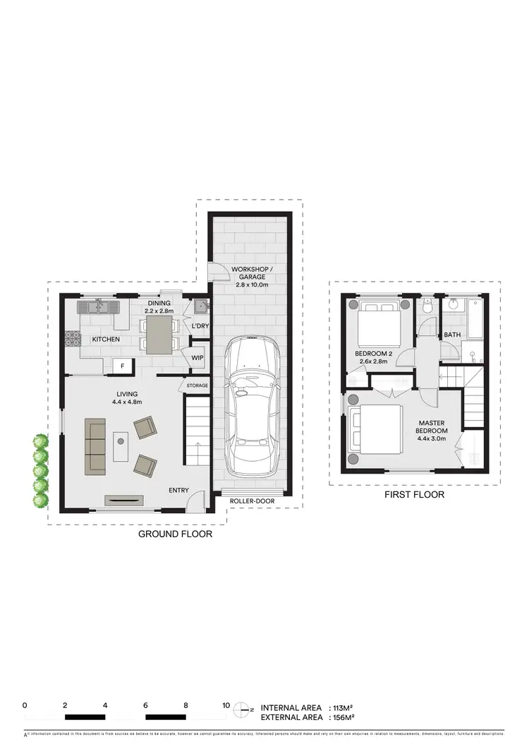 Floorplan of Homely townhouse listing, 11/33 Bruce Road, Woodridge QLD 4114