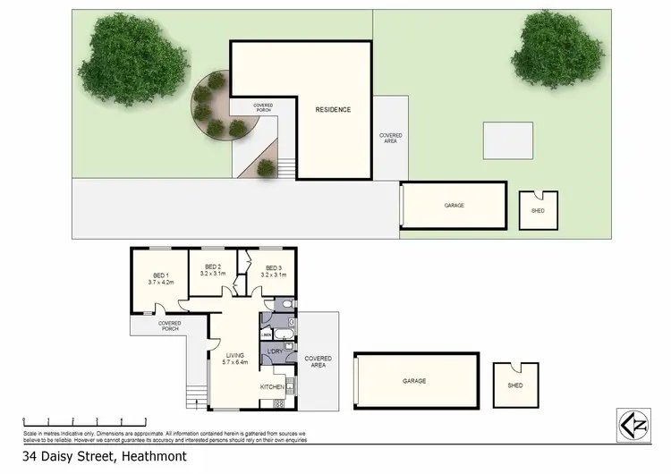 Floorplan of Homely house listing, 34 Daisy Street, Heathmont VIC 3135