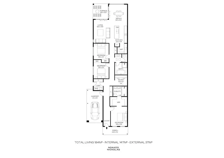 Floorplan of Homely house listing, 64A Torrens Street, Torrensville SA 5031