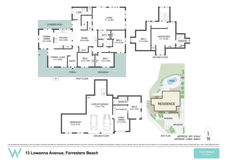Floorplan of Homely house listing, 13 Lowanna Avenue, Forresters Beach NSW 2260