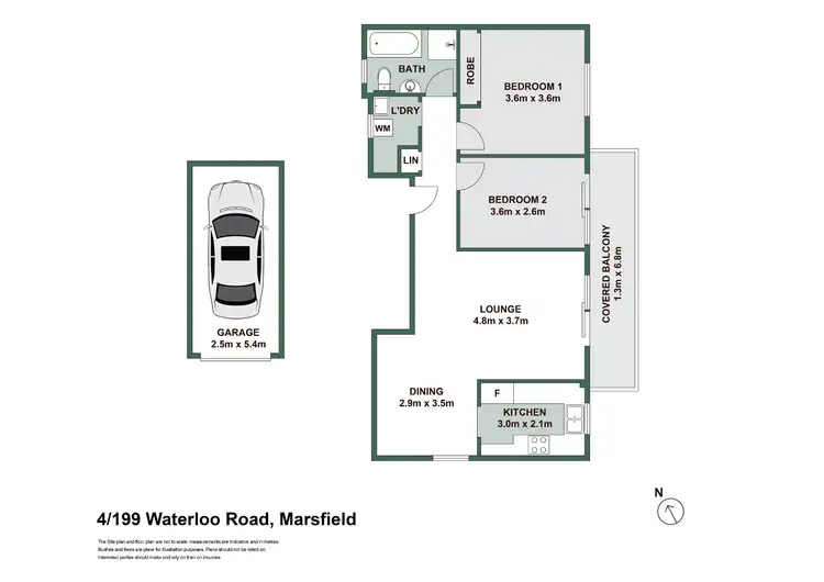 Floorplan of Homely apartment listing, 4/199 Waterloo Road, Marsfield NSW 2122