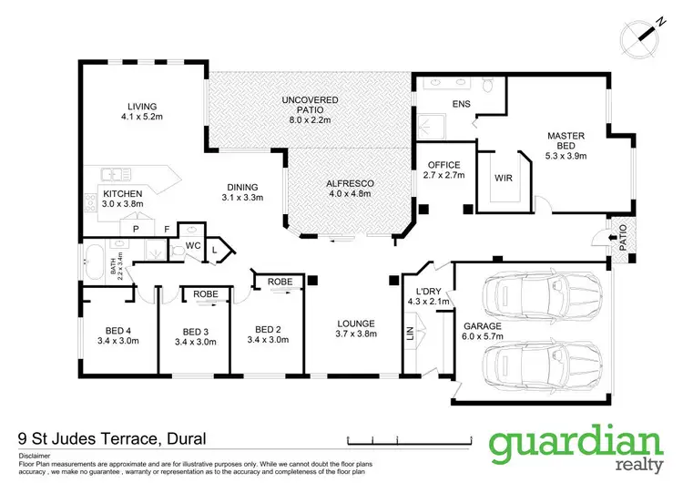 Floorplan of Homely house listing, 9 St Judes Terrace, Dural NSW 2158