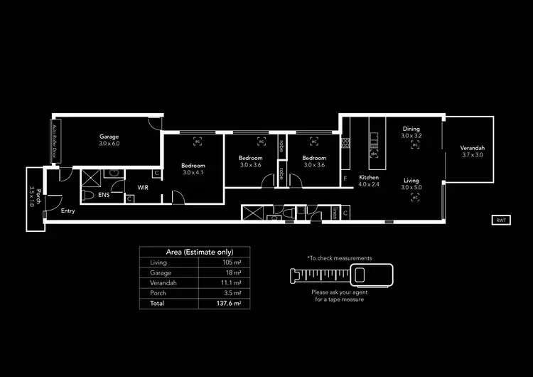 Floorplan of Homely house listing, 15C Ulva Avenue, Warradale SA 5046