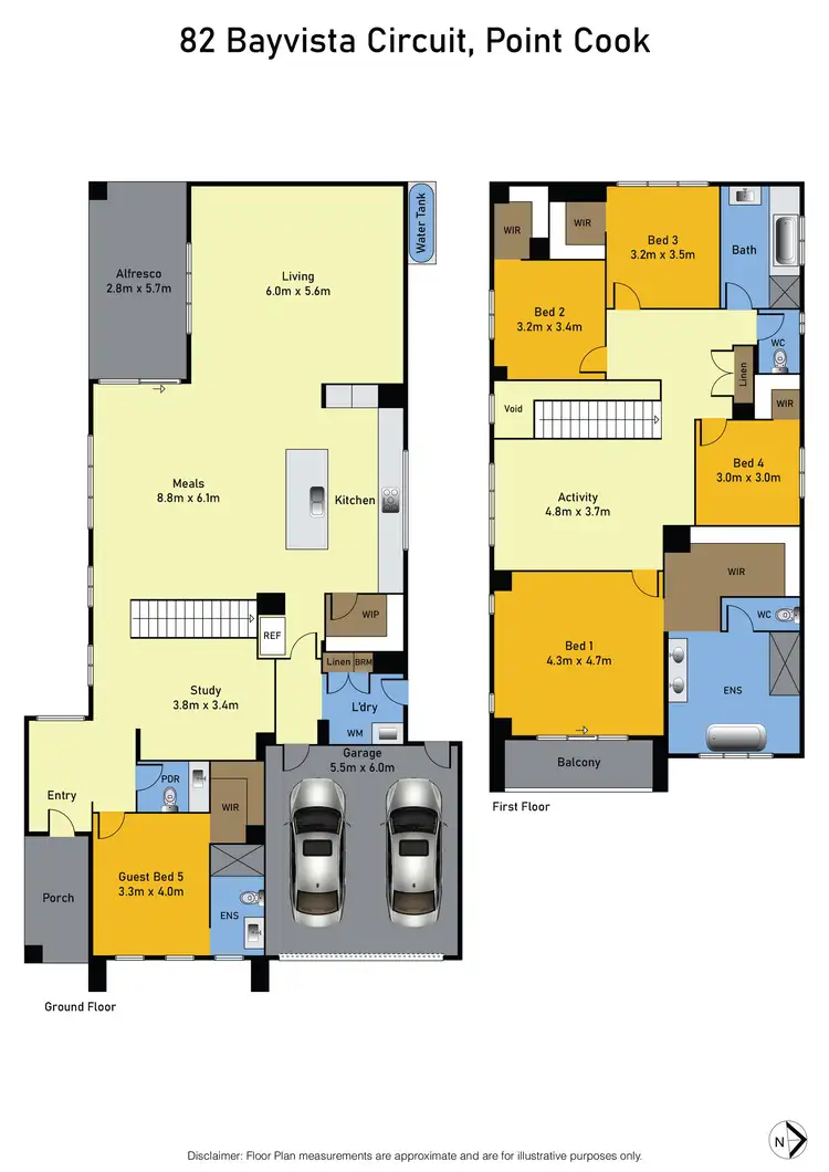 Floorplan of Homely house listing, 82 Bayvista Circuit, Point Cook VIC 3030