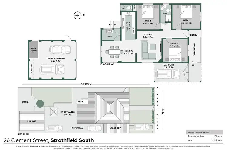 Floorplan of Homely house listing, 26 Clement Street, Strathfield South NSW 2136