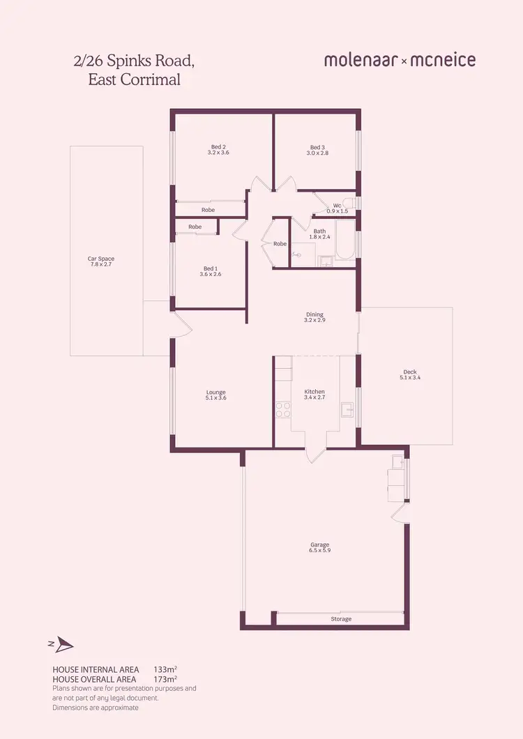 Floorplan of Homely semi-detached listing, 2/26 Spinks Road, East Corrimal NSW 2518