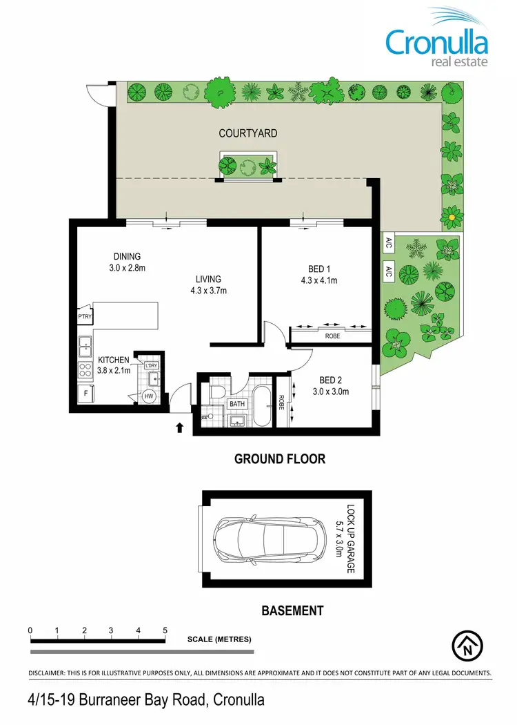 Floorplan of Homely apartment listing, 4/15-19 Burraneer Bay Road, Cronulla NSW 2230