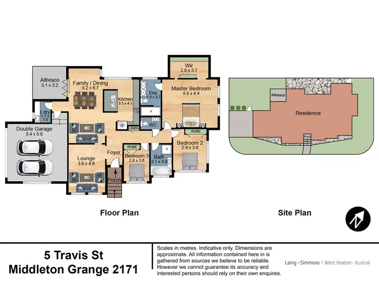 Floorplan of Homely house listing, 5 Travis Street, Middleton Grange NSW 2171