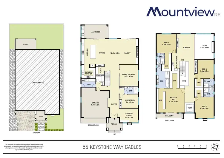 Floorplan of Homely house listing, 56 Keystone Way, Gables NSW 2765