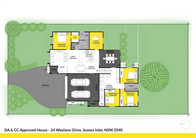 Floorplan of Homely land listing, 24 Wayfarer Drive, Sussex Inlet NSW 2540