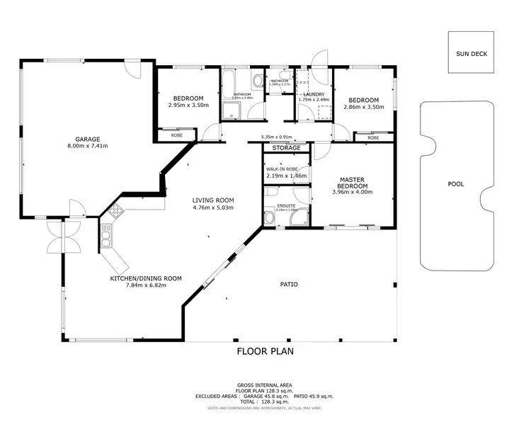 Floorplan of Homely house listing, 7 Powell Place, Bentley Park QLD 4869