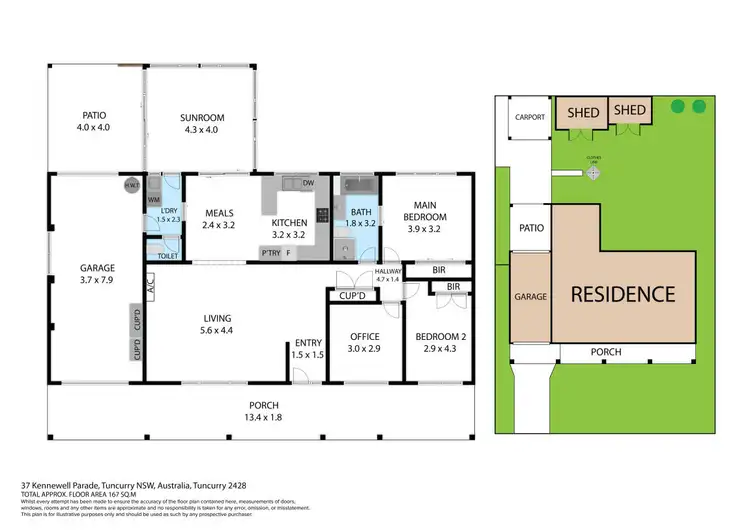 Floorplan of Homely house listing, 37 Kennewell Parade, Tuncurry NSW 2428