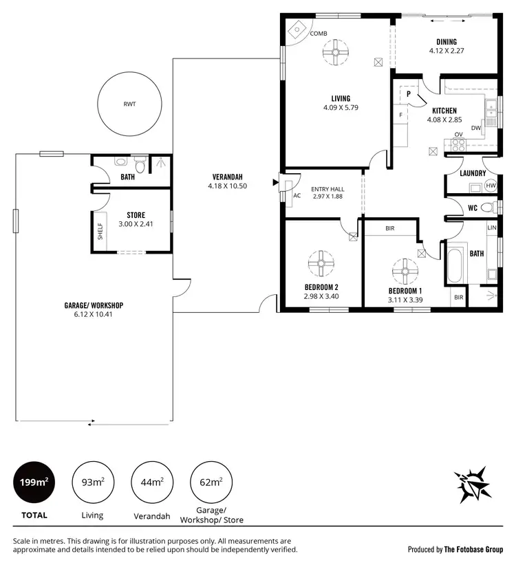 Floorplan of Homely house listing, 7 Lord Lynedoch Street, Lyndoch SA 5351