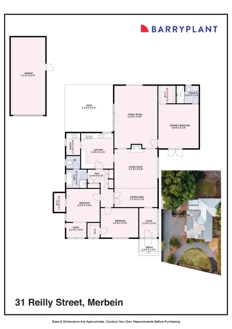 Floorplan of Homely house listing, 31 Reilly Street, Merbein VIC 3505