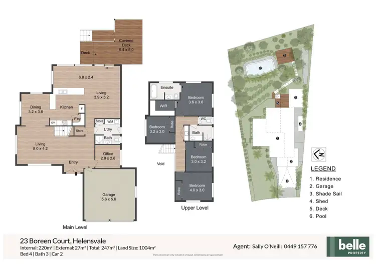 Floorplan of Homely house listing, 23 Boreen Court, Helensvale QLD 4212