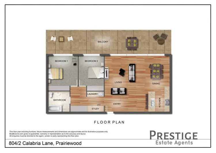 Floorplan of Homely apartment listing, 804/2 Calabria Lane, Prairiewood NSW 2176