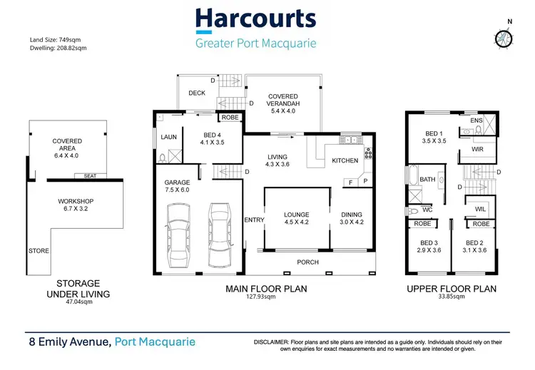 Floorplan of Homely house listing, 8 Emily Avenue, Port Macquarie NSW 2444