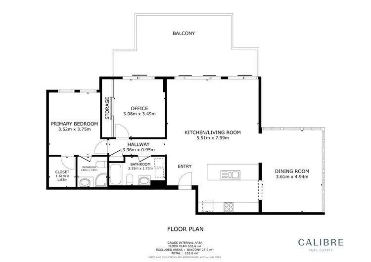 Floorplan of Homely unit listing, 35/53 Dunmore Terrace, Auchenflower QLD 4066