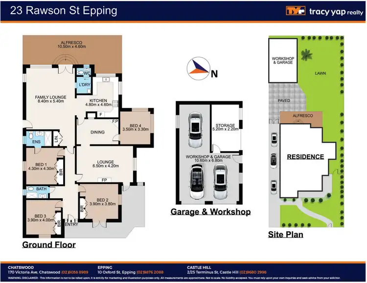 Floorplan of Homely house listing, 23 Rawson Street, Epping NSW 2121