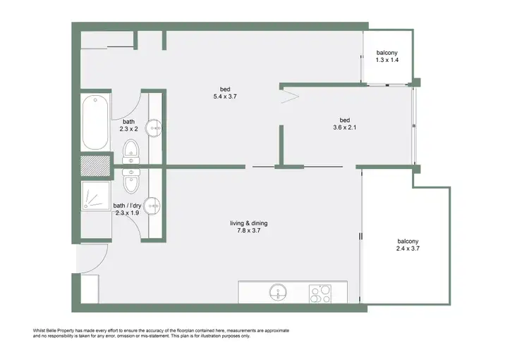 Floorplan of Homely apartment listing, 4305/2-22 Veivers Road, Palm Cove QLD 4879