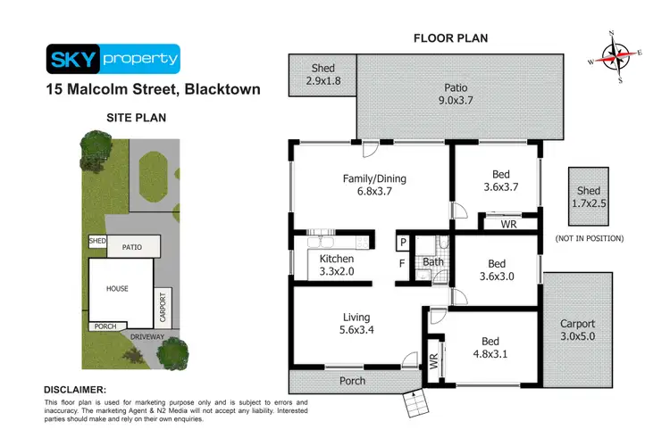Floorplan of Homely house listing, 15 Malcolm Street, Blacktown NSW 2148
