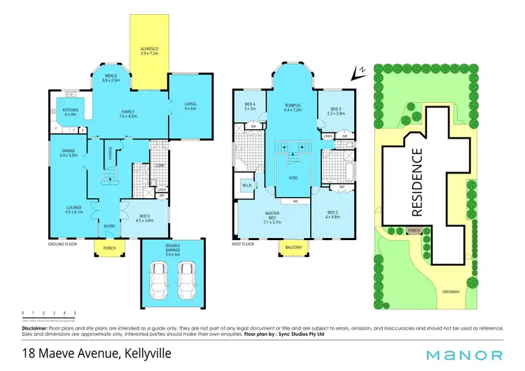 Floorplan of Homely house listing, 18 Maeve Avenue, Kellyville NSW 2155