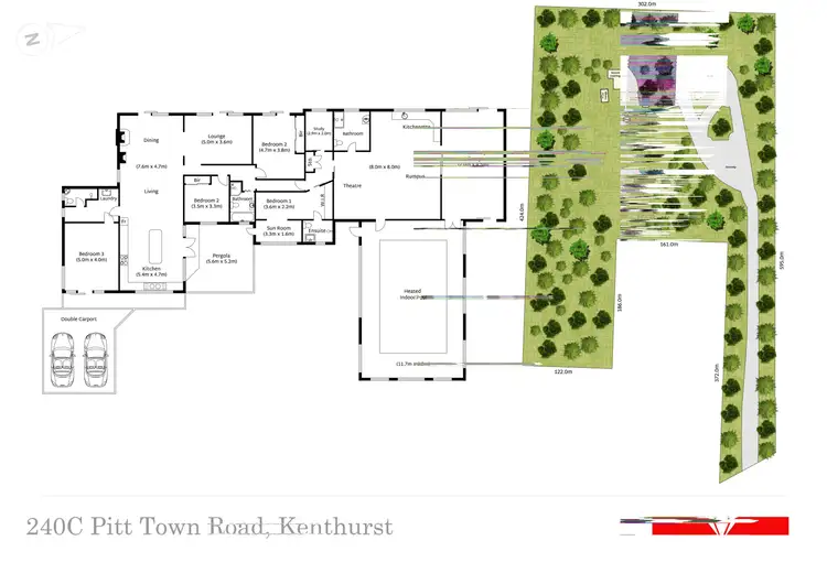 Floorplan of Homely rural property listing, 240c Pitt Town Road, Kenthurst NSW 2156