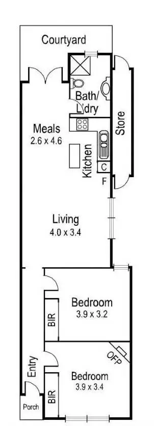 Floorplan of Homely house listing, 58 Iffla Street, South Melbourne VIC 3205