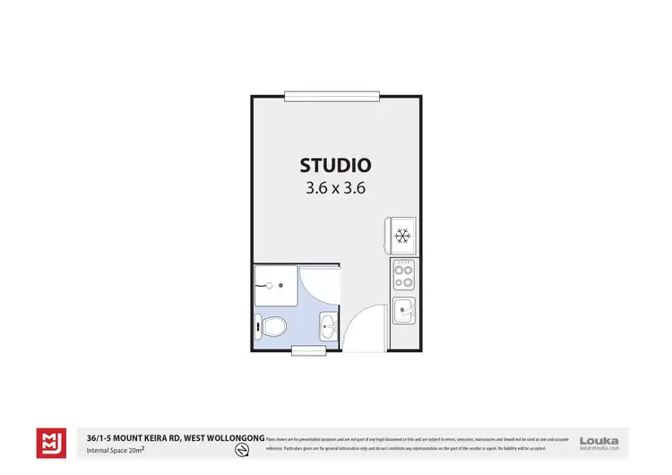 Floorplan of Homely unit listing, 36/1-5 Mount Keira Road, West Wollongong NSW 2500