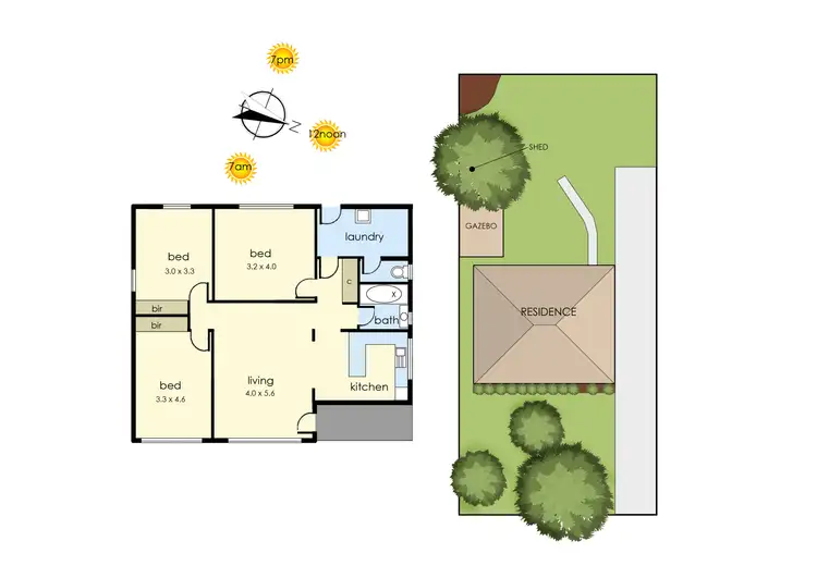 Floorplan of Homely house listing, 45 Armata Crescent, Frankston North VIC 3200