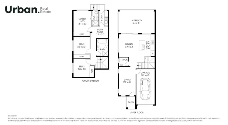 Floorplan of Homely townhouse listing, 1/29 Candelo Place, Tullimbar NSW 2527