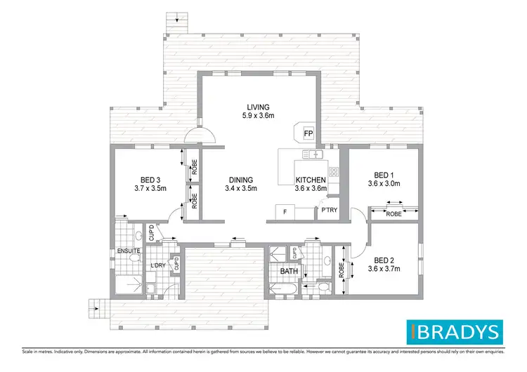 Floorplan of Homely house listing, 34 Lute Street, Gundaroo NSW 2620
