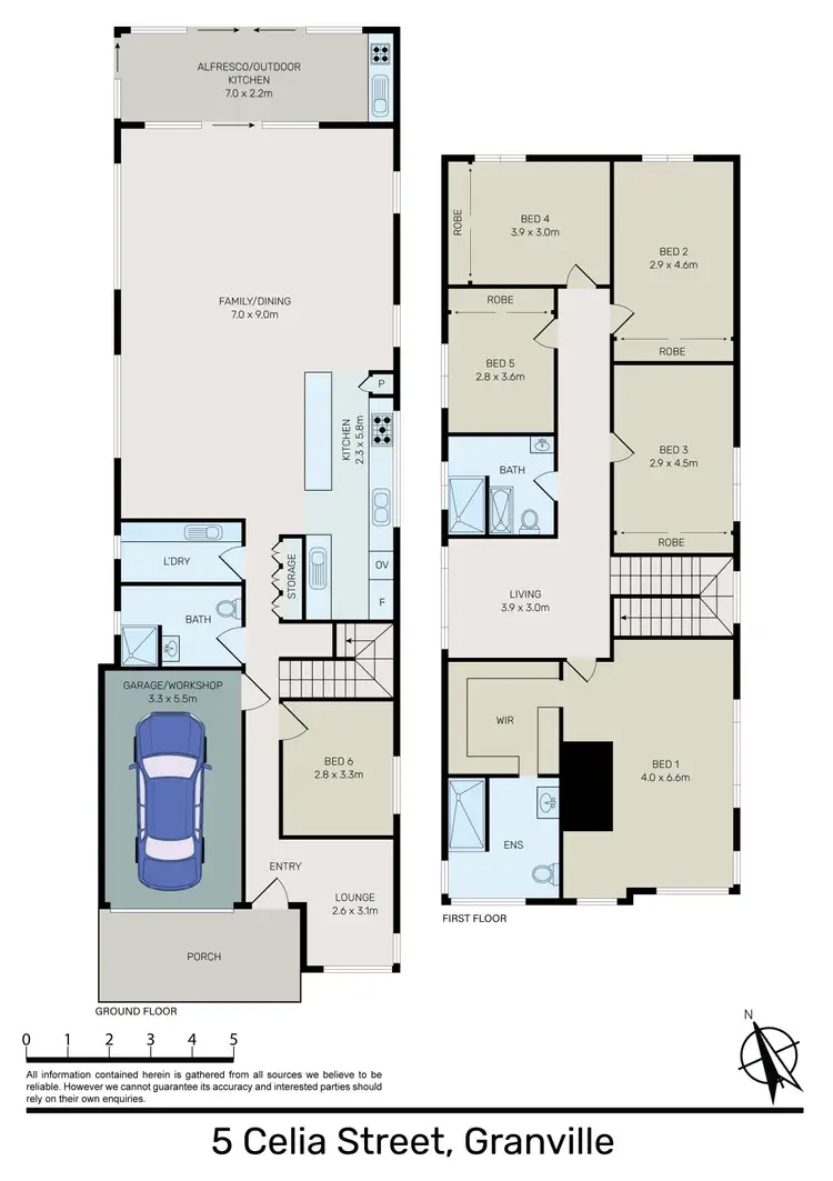 Floorplan of Homely house listing, 5 Celia Street, Granville NSW 2142