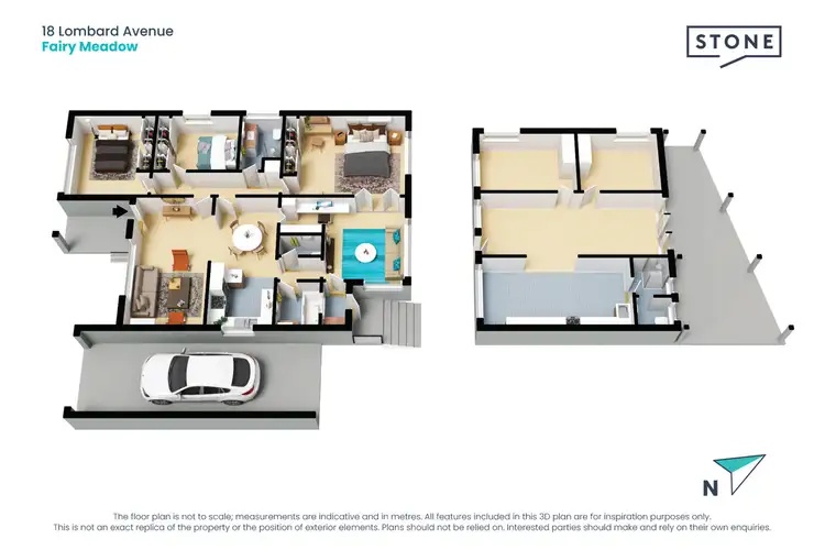 Floorplan of Homely house listing, 18 Lombard Avenue, Fairy Meadow NSW 2519