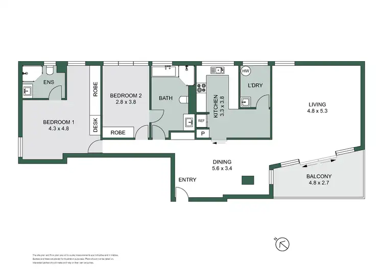 Floorplan of Homely unit listing, 1C/29 East Esplanade, Manly NSW 2095