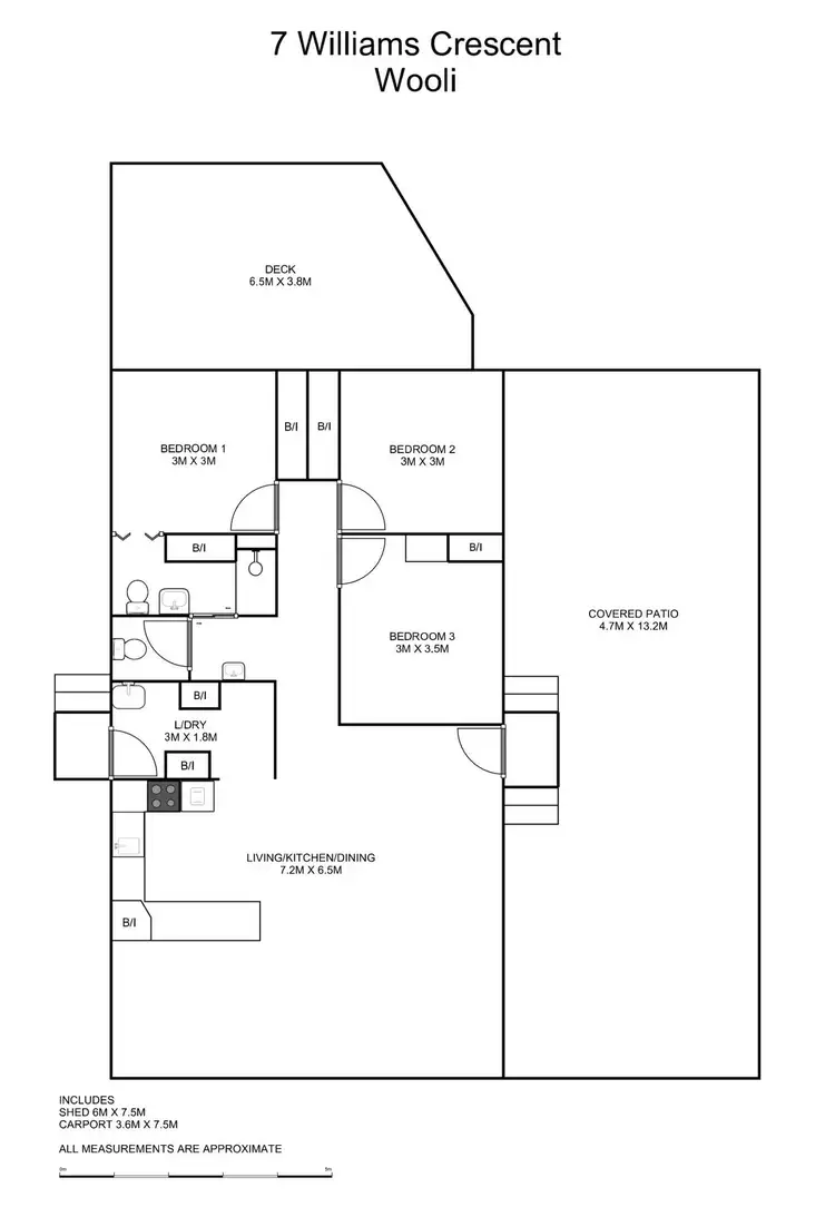 Floorplan of Homely house listing, 7 Williams Crescent, Wooli NSW 2462