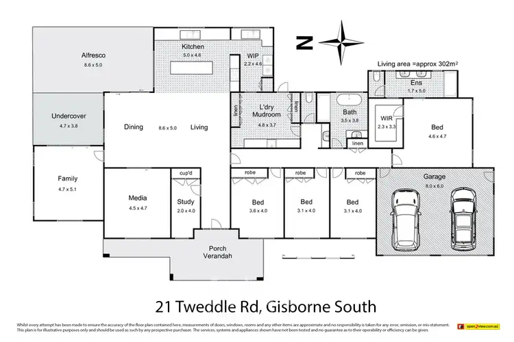 Floorplan of Homely rural property listing, 21 Tweddle Road, Gisborne South VIC 3437