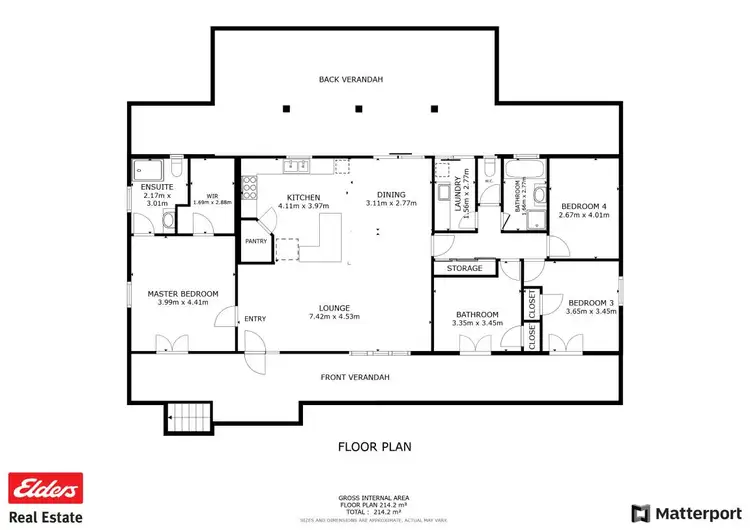Floorplan of Homely house listing, 40 Caladenia Drive, Coondle WA 6566