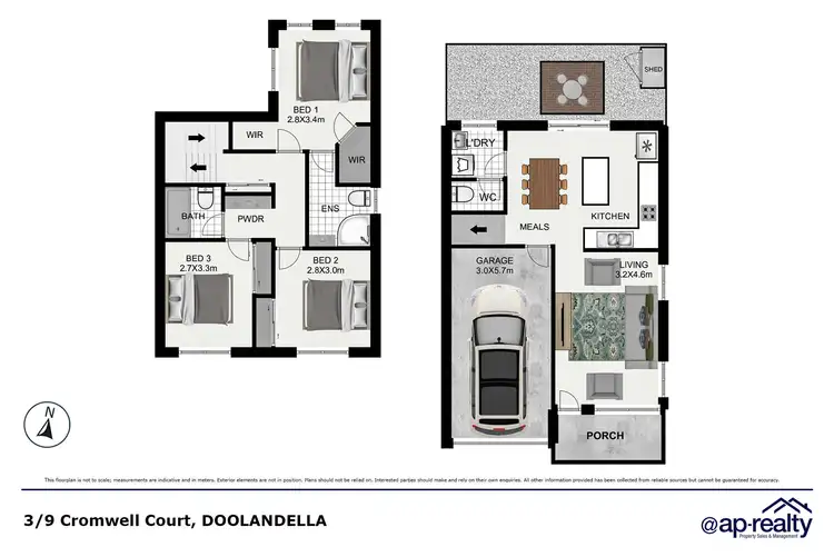 Floorplan of Homely house listing, 3/9 Cromwell Court, Doolandella QLD 4077