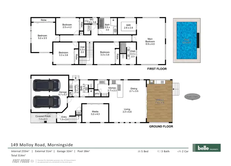 Floorplan of Homely house listing, 149 Molloy Road, Morningside QLD 4170
